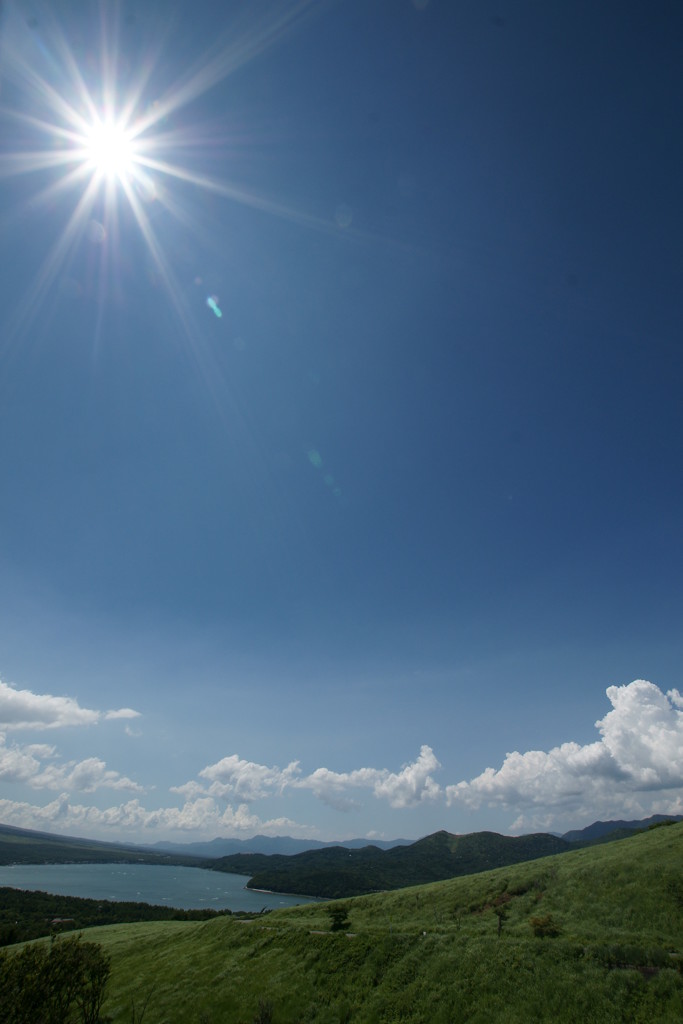 太陽と青空