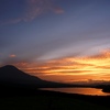 富士の夕暮れ