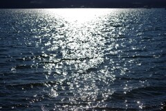 湖面の輝き