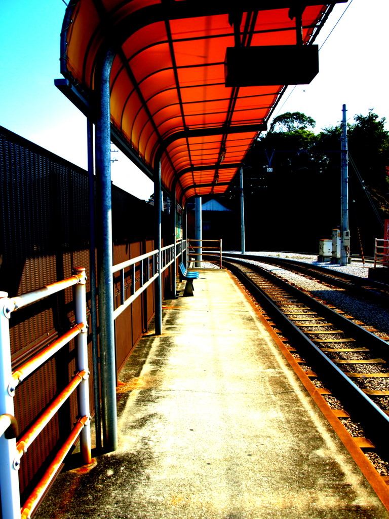 電車の来ない風景