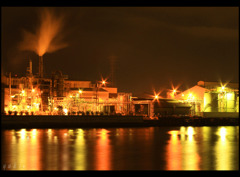 Factory night view（近景）