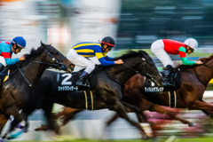 東京競馬場にて