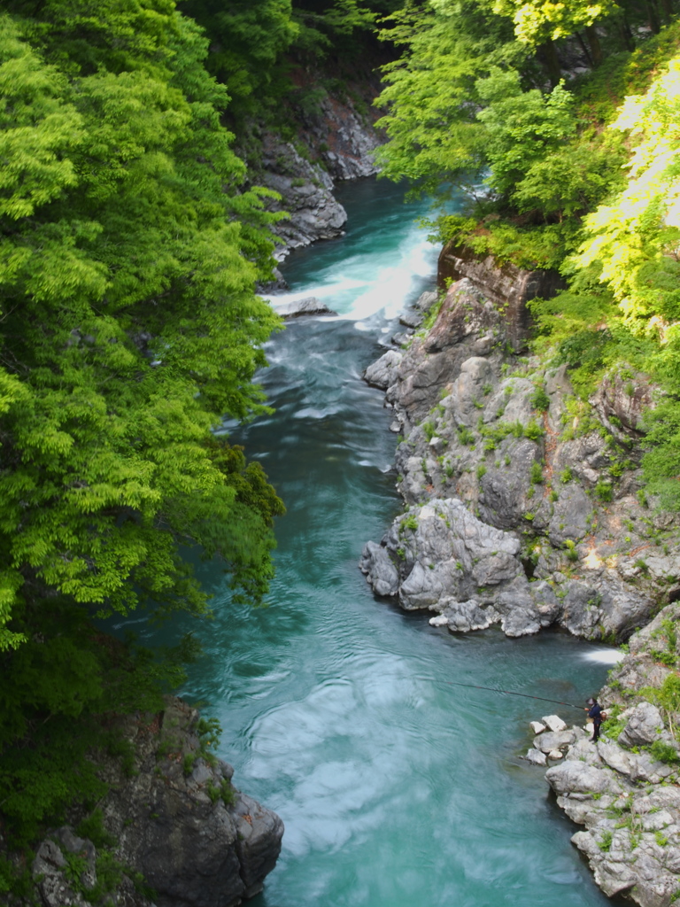 奥多摩の多摩川