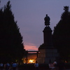 靖国神社にて