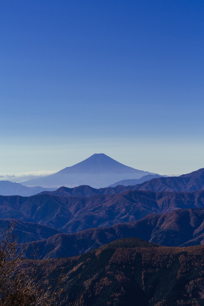 雲取山縦走（富士山）