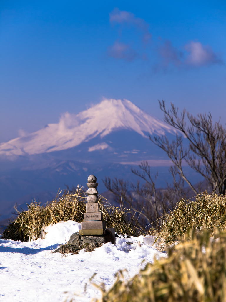 丹沢山より