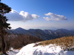 塔ノ岳の山稜