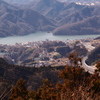 相模湖の風景