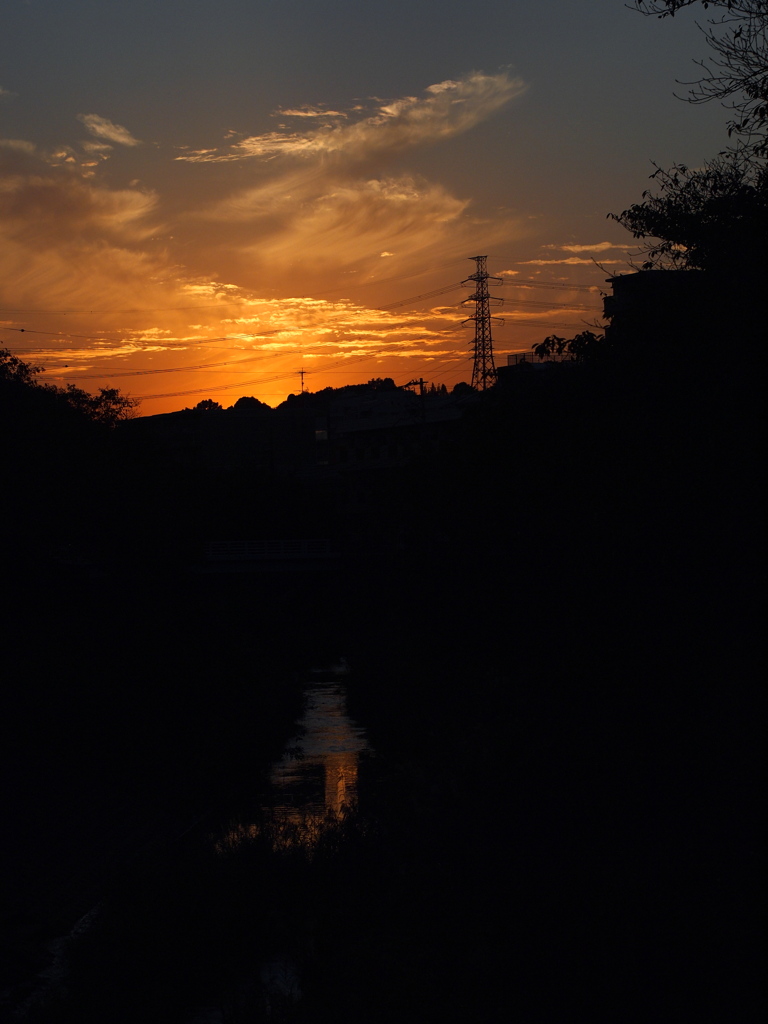 ある日の夕焼け