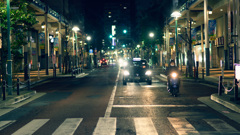 夜の往来