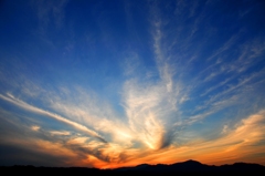 夕暮れ空