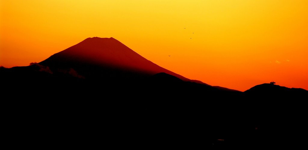 １１月の夕焼け