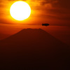 t富士山と太陽それと・・