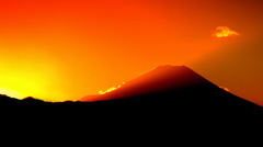 元旦の夕陽