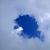 ぽっかり・・・。