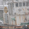 風雪に耐える漁船
