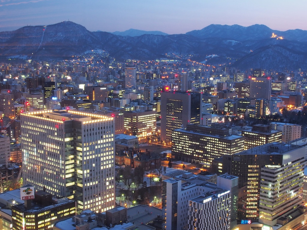 JRタワーから円山を望む