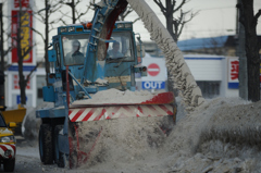 ロータリー除雪車