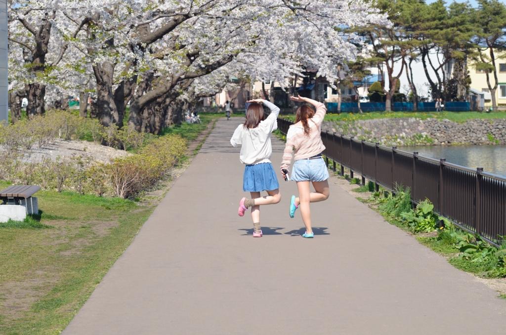 五稜郭公園（おねえさん）