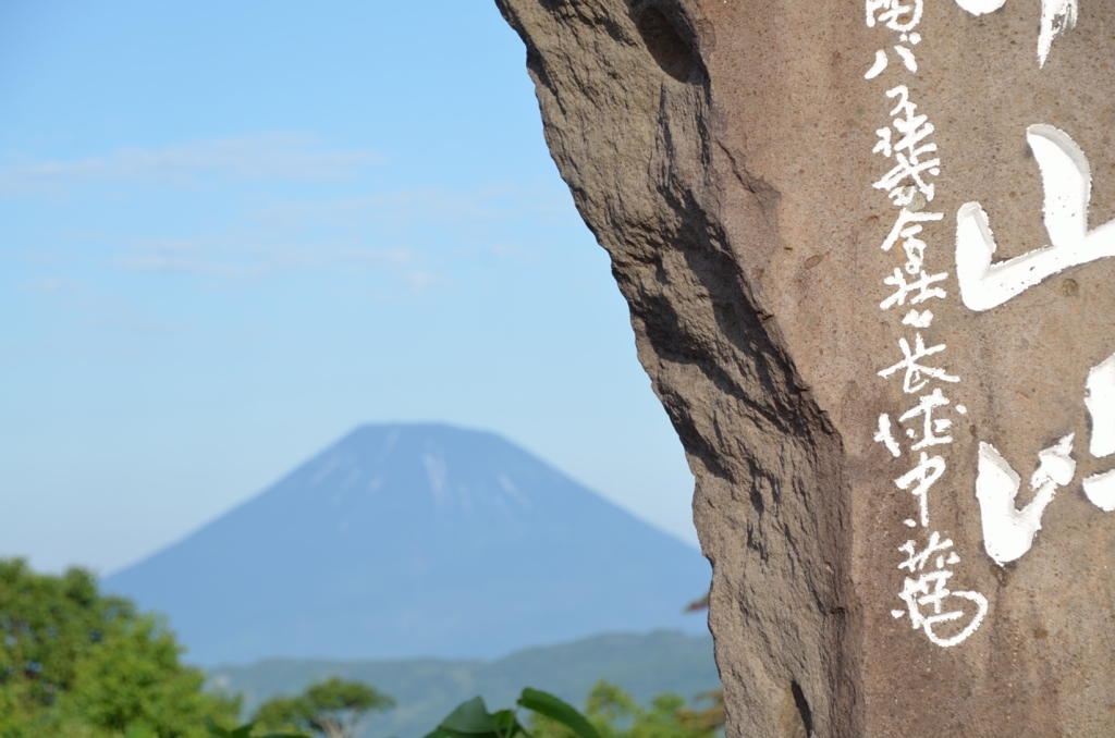 中山峠から望む羊蹄山