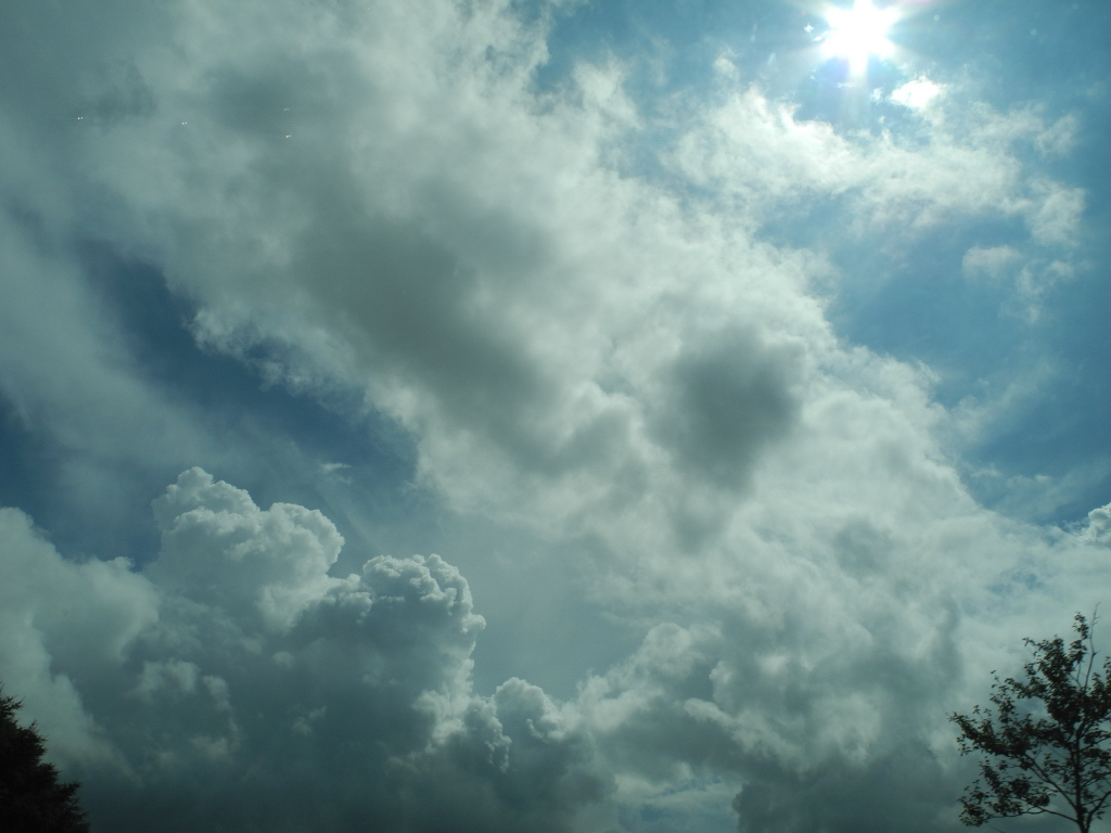雲の中に