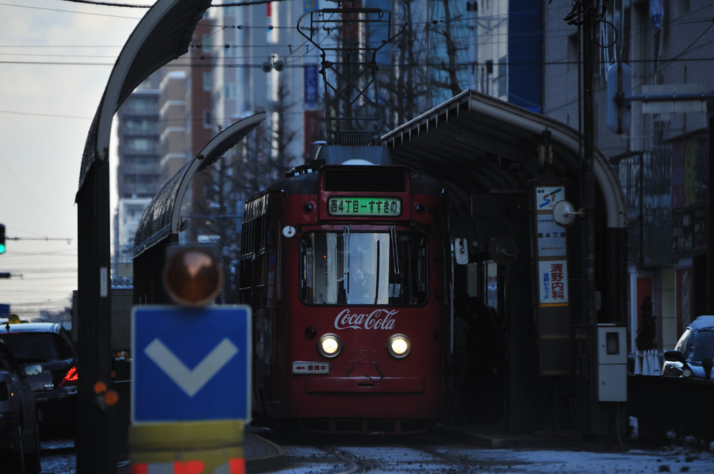 Sapporo streetcar [4tyoume - susukino]