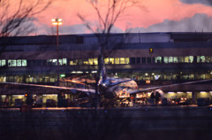 新千歳空港　待機中