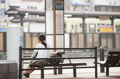 晴れぇ～え　だあった～（長崎駅前）