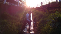 夕暮れ前のひととき。