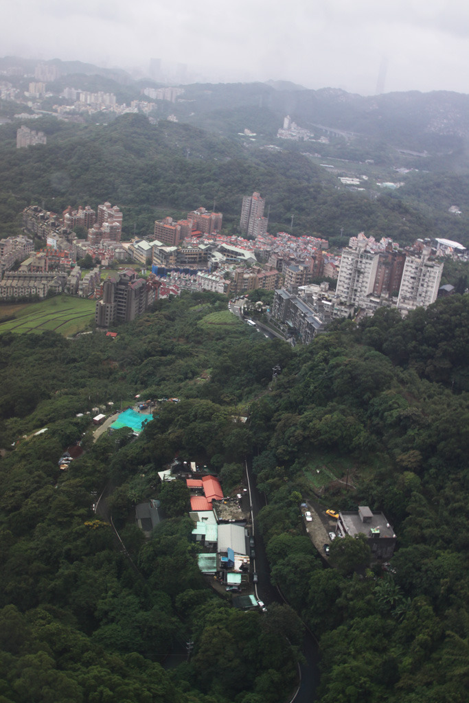 猫空ロープウェイから見る景色