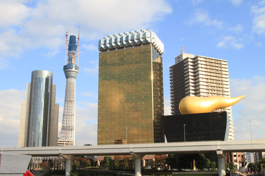 浅草からのスカイツリー