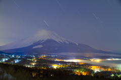 山中湖からの富士