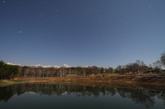 月夜の八ヶ岳