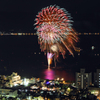 諏訪湖の夜