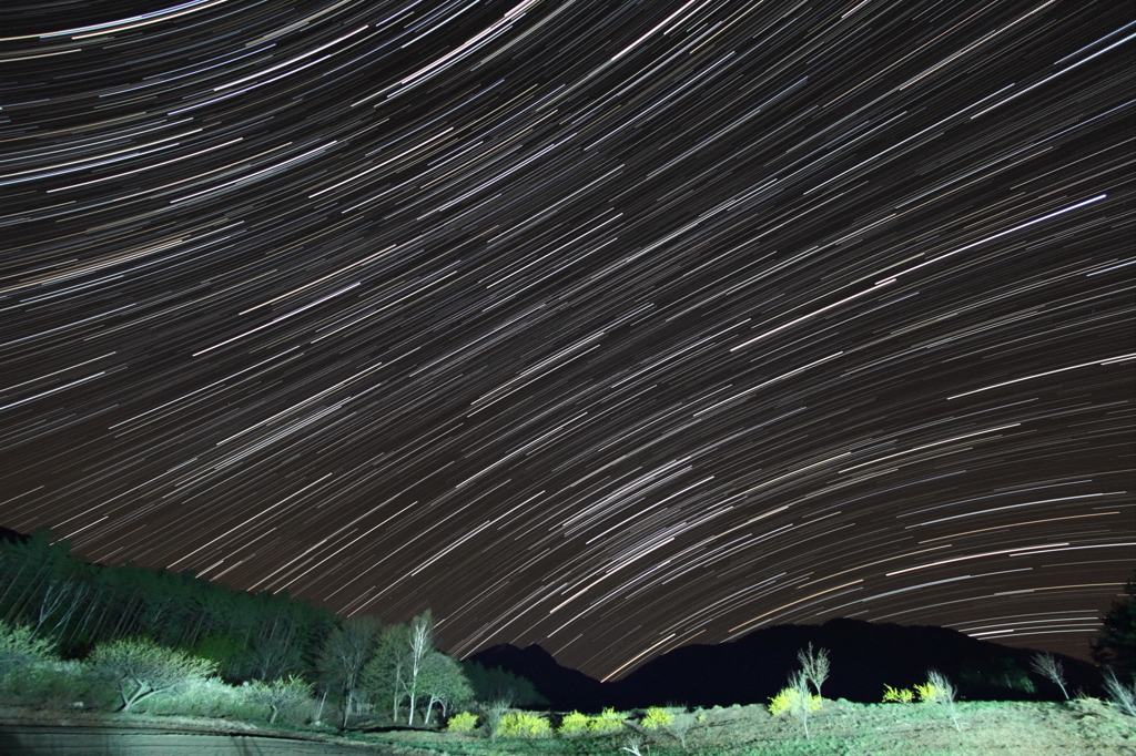 木曽の星空