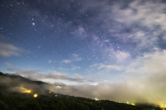 梅雨の星空