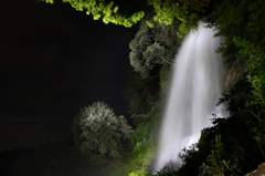 Waterfall late-night