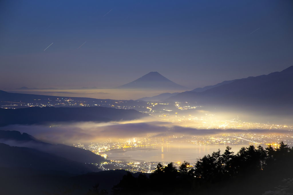 透ける雲海