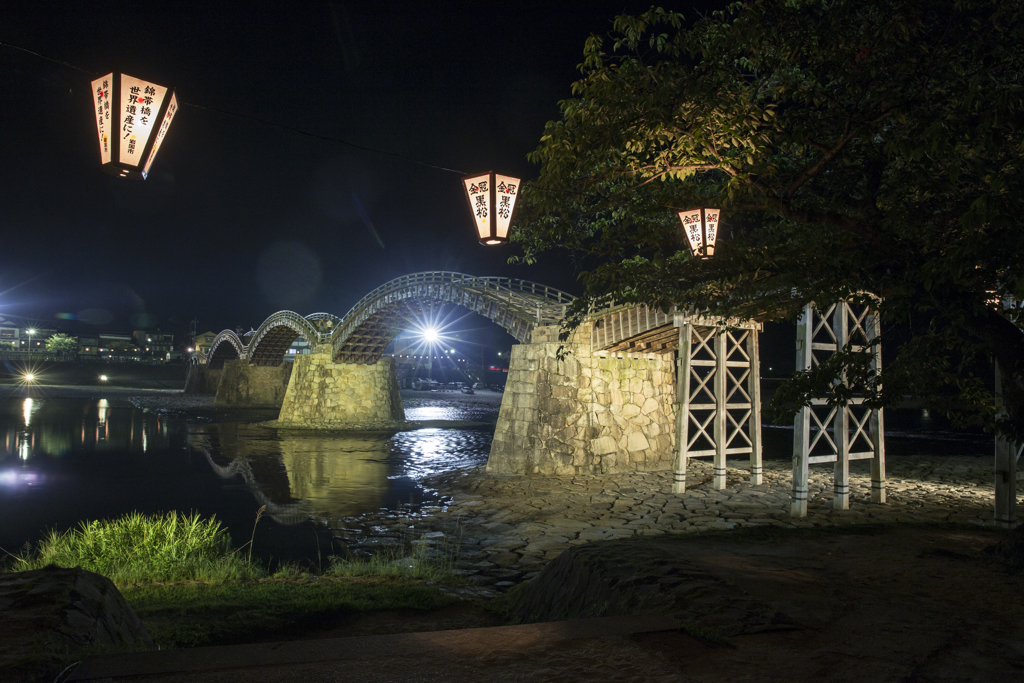 夜の錦帯橋