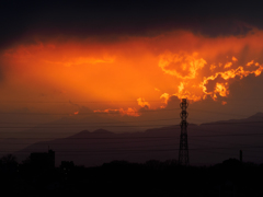 燃える空