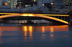 夕暮れ天神橋
