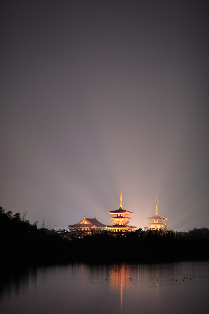 輝く薬師寺