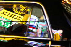 Glico　illumination　on　the　taxi.