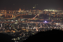 Night　view　of　Rokko　Islnd