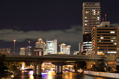 River,Bridge,Tower