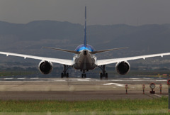 B787　Return　to　the　Haneda　airport