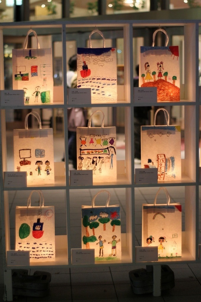 子供たちの作品in　Candle　Night