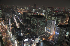 Night　view　of　KITA,Osaka