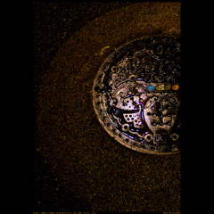 a manhole,Sengoku 3-chome