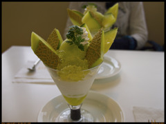 Melon Parfait,Takashimaya Times Square